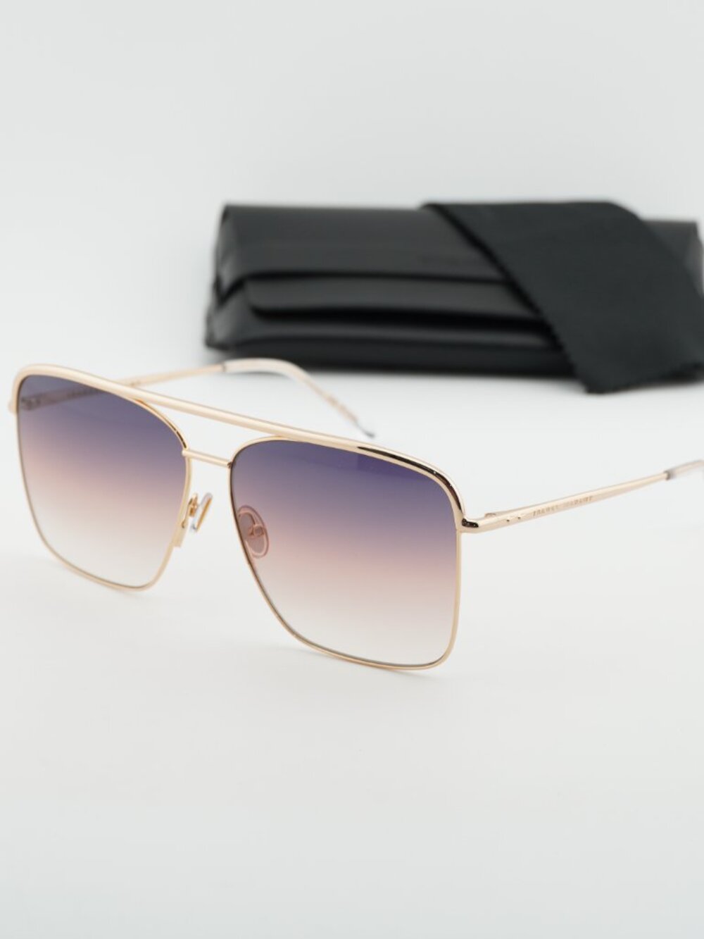 Isabel Marant IM 0118/S 0000 FF Square Sunglasses - Gold/Grey - Picture 6 of 10